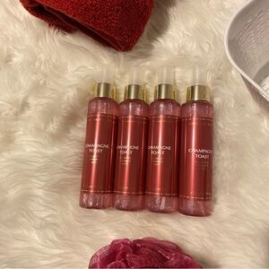 NWT♥️Bath and body works champagne toast diamond shimmer mist 4 pieces♥️